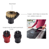 High Quality Replacement Steam Accessory Round Brass Brush With Scraper 2.863-140 For Karcher SC2 SC3 SC4 SC5 Cleaner