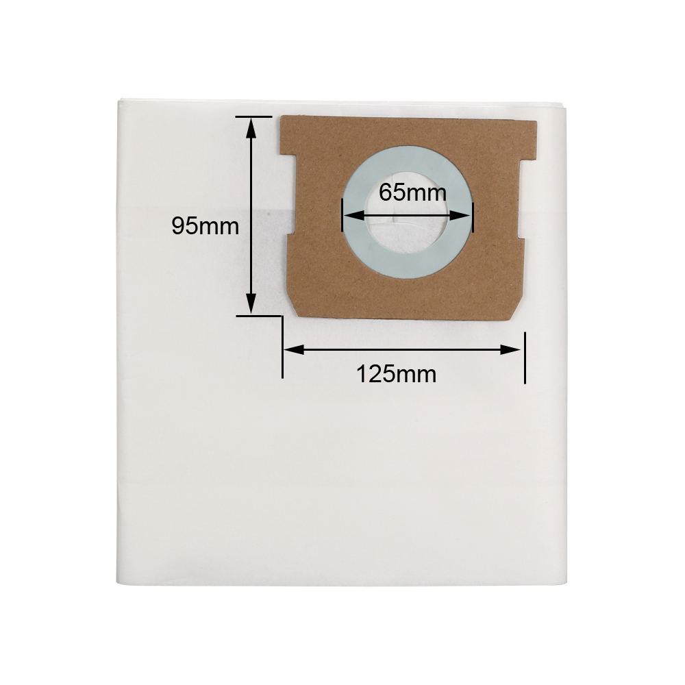 High Quality Replacement White Dust Filter bags Paper Dust bags24*84cm 2.863-014.0 For Karcher WD1 WD1S ,MV1