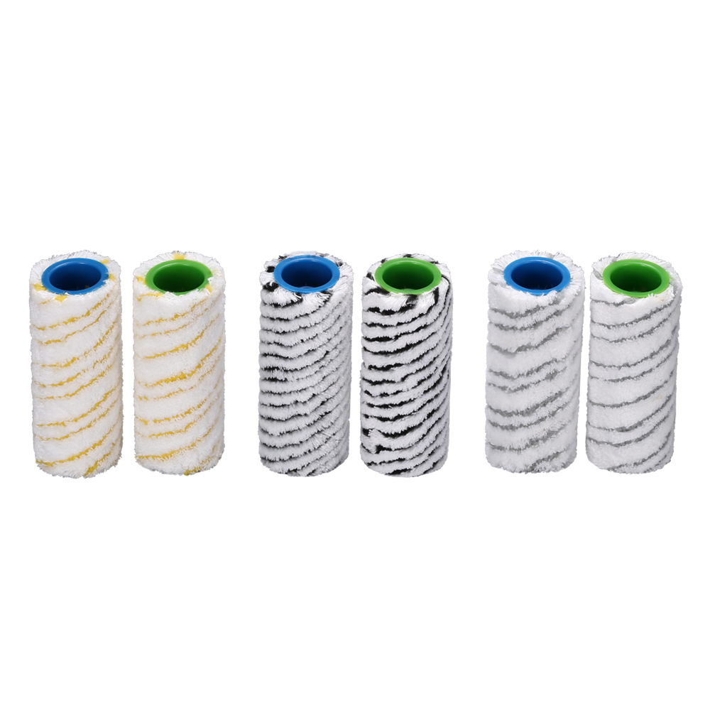 High quality Replacement Microfiber Roller Brush Set For Karcher FC3 FC5 FC7 Floor Cleaner 2.055-006.0