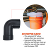 58MM Inner Diameter 90 Degree Sweep Elbow