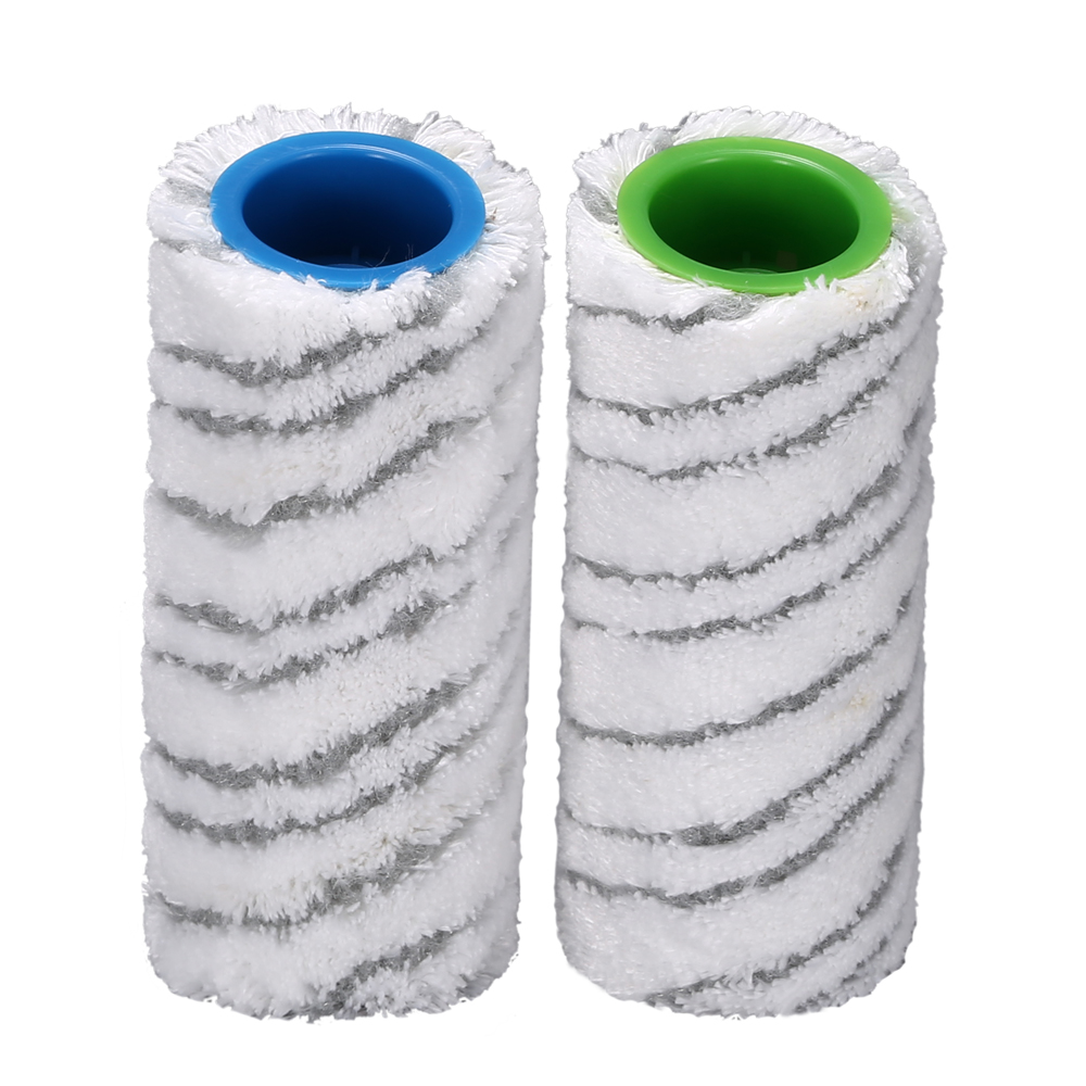 High quality Replacement Microfiber Roller Brush Set For Karcher FC3 FC5 FC7 Floor Cleaner 2.055-006.0